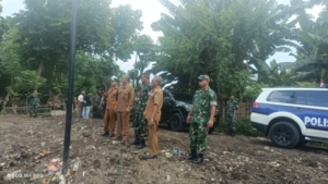 Dandim 1607/Sumbawa Pimpin Koordinasi Peninjauan Rencana Pembangunan Jembatan Gantung Desa Gontar