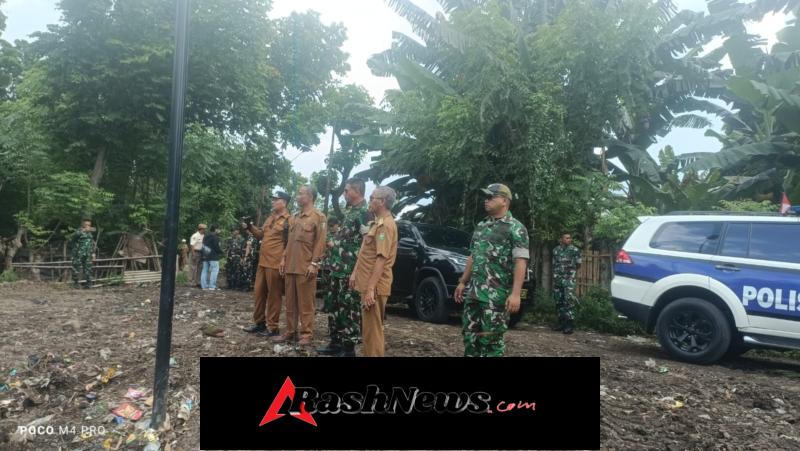 Dandim 1607/Sumbawa Pimpin Koordinasi Peninjauan Rencana Pembangunan Jembatan Gantung Desa Gontar