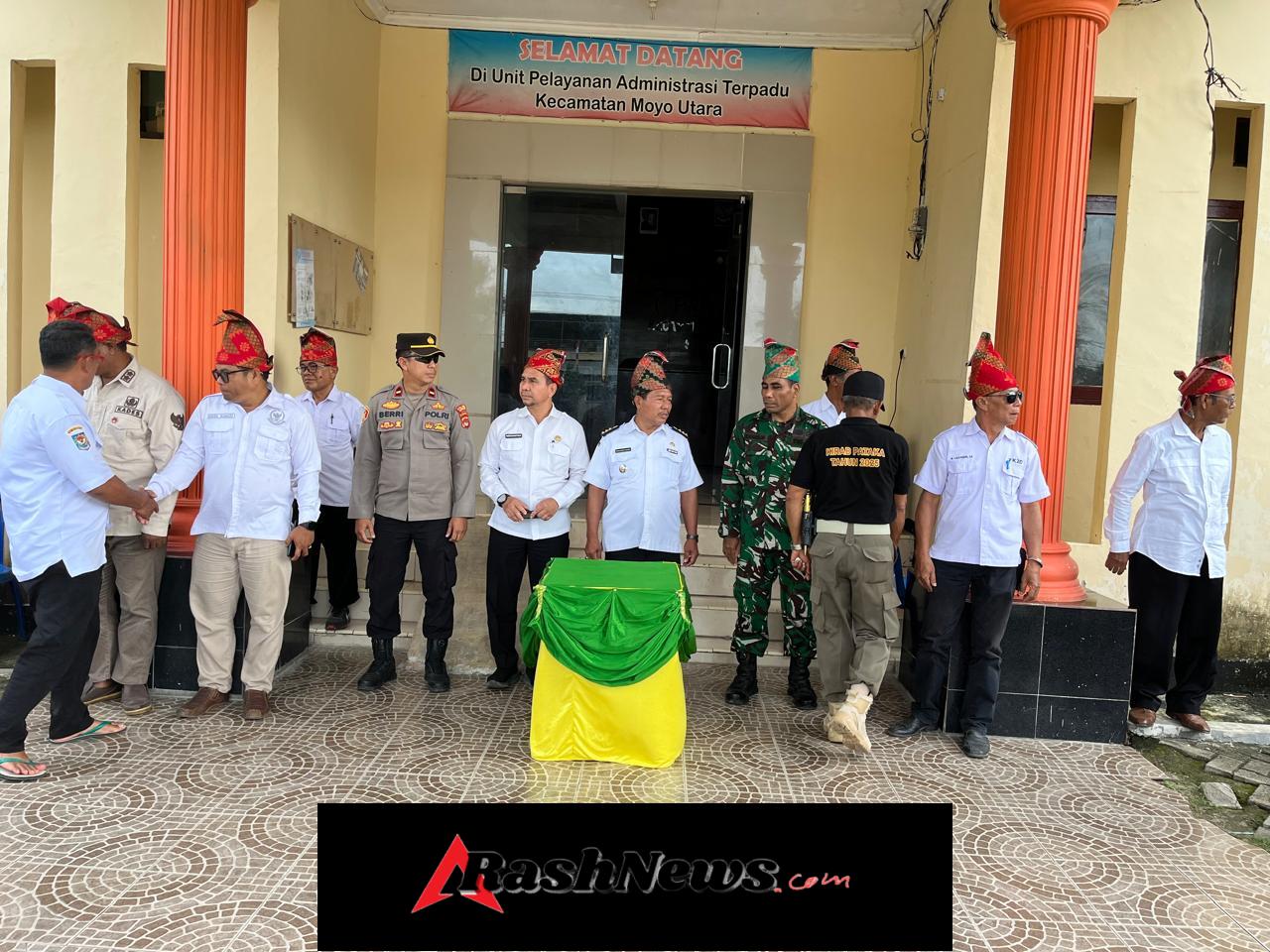 ‎Peran Aktif Koramil dalam Mendukung Kegiatan Serah Terima Pataka Kabupaten Sumbawa