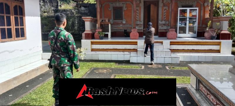 Babinsa Puhu Hadir Amankan dan Dukung Vaksinasi Rabies di Wilayah Binaan