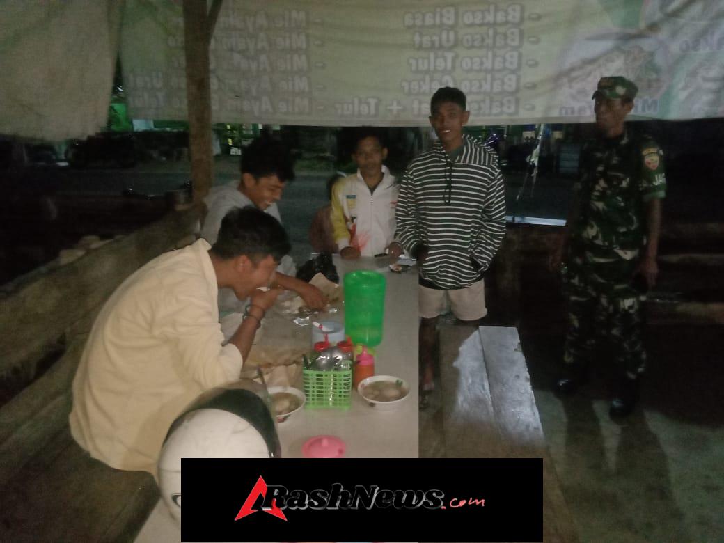 Wujudkan Lingkungan Aman dan Bersih Narkoba, Koramil Moyo Hulu Gencarkan Patroli