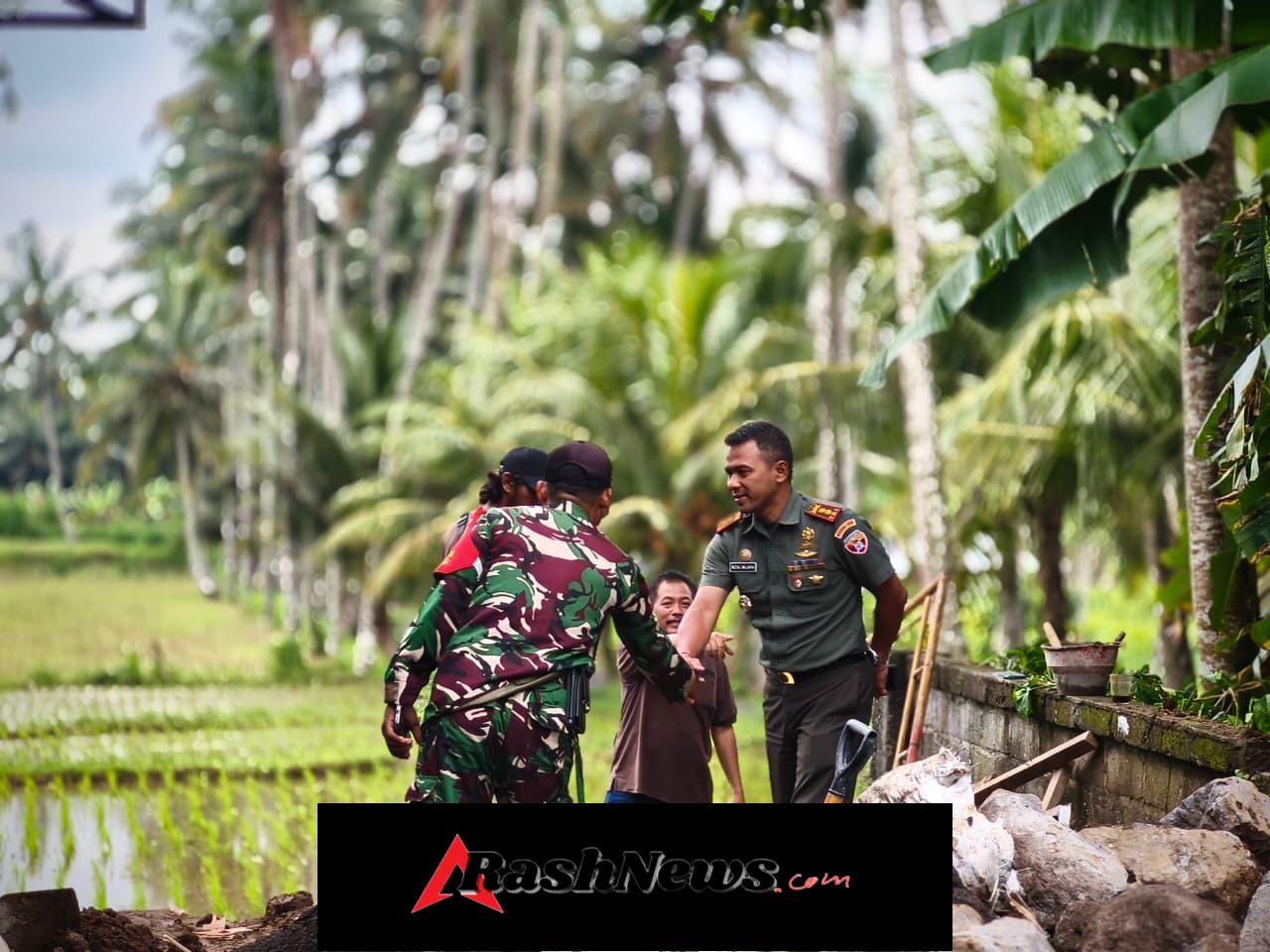 Komitmen Dukung Ekonomi Kerakyatan, Dandim 1616/Gianyar Pantau Pembangunan Koperasi Merah Putih