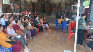 Optimalkan Layanan Kesehatan Lansia, Babinsa Desa Tangguwisia Monitoring Pemeriksaan Rutin di Wantilan