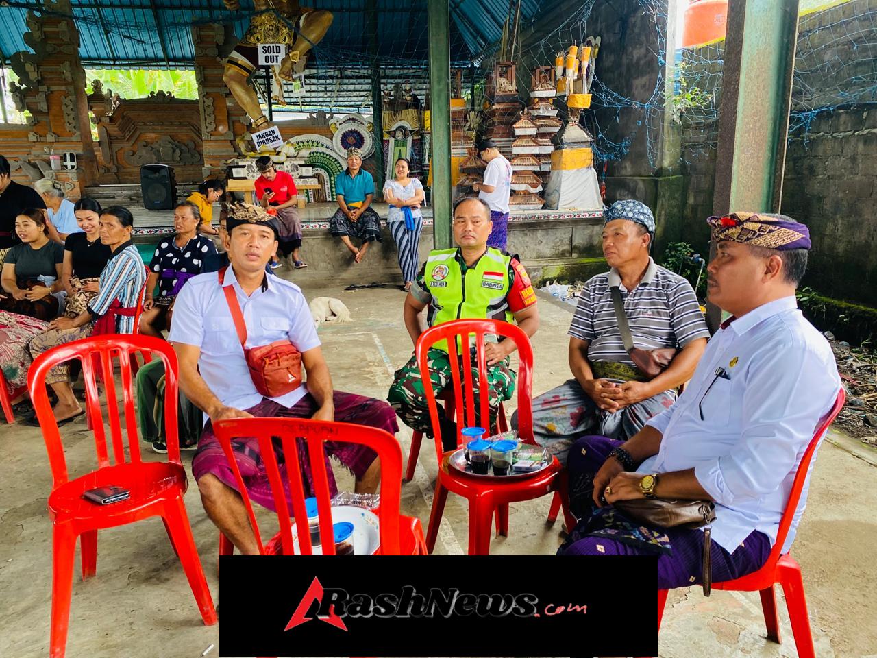 Sinergi Aparat Kewilayahan, Babinsa Amankan Proses Pemungutan Suara Pemilihan Kepala Dusun