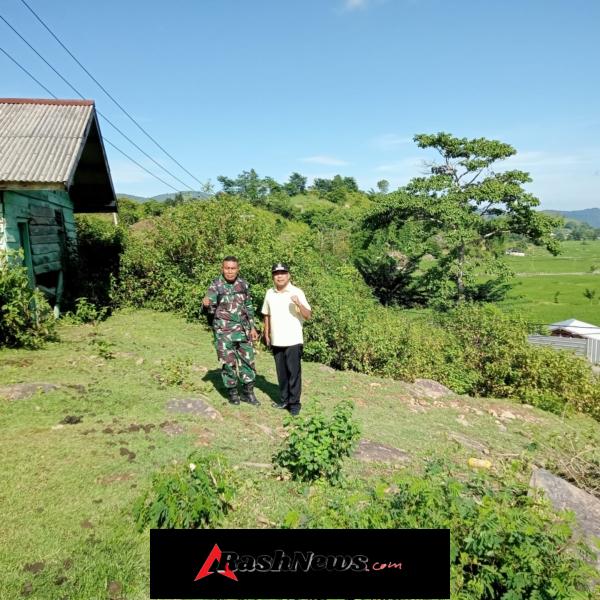 Kolaborasi untuk Warga, TNI dan Pemcam Lantung Tinjau Lokasi Program Kerakyatan