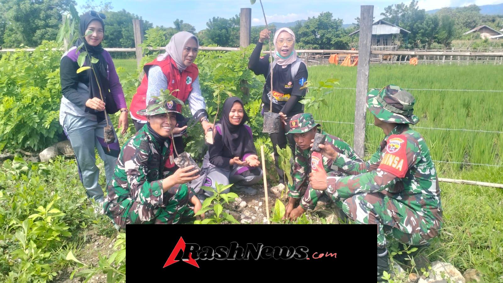 Penanaman 500 Pohon di Plampang, TNI dan Pemda Perkuat Komitmen Lingkungan