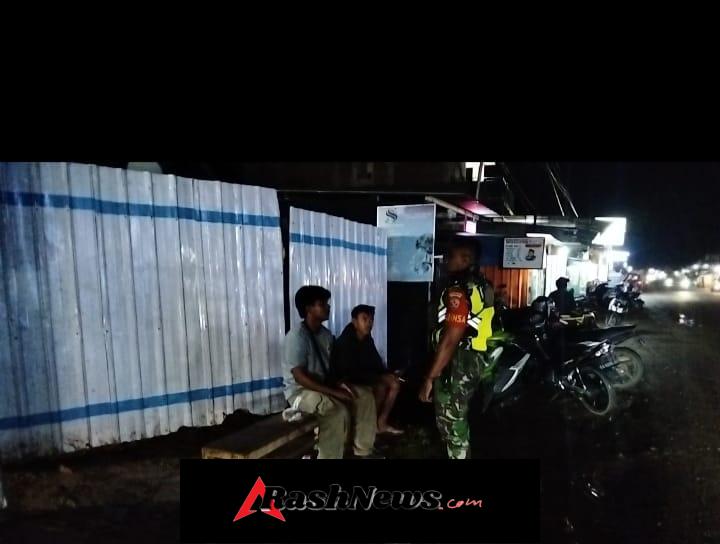 Sinergi TNI dan Masyarakat, Koramil 1607-02/Empang Laksanakan Patroli Rutin