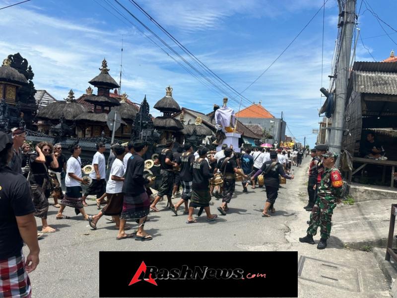 Hadir Dan Berkontribusi Ditengah Warga, Koptu Kuswara Kawal Pengabenan Tokoh Agama
