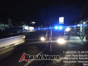 Polsek Baturiti Intensifkan KRYD dan Blue Light Patrol pada Awal Tahun 2026