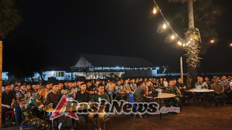 Yonif TP 834/WM melaksanakan kegiatan penyambutan malam Tahun Baru 2026 yang bertempat di Marheling Area Aeramo pada Selasa, 31 Desember 2025.