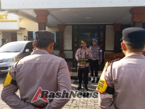 Pimpin Apel Jampim Awal Tahun, Kapolsek Dentim Lakukan Evaluasi dan Konsolidasi Pasca Pengamanan Nataru