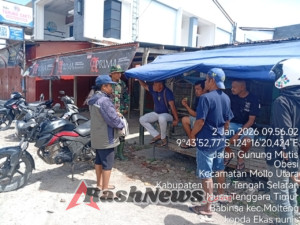 Lewat Komsos di Pasar Kapan, TNI Perkuat Keamanan dan Kesadaran Masyarakat.