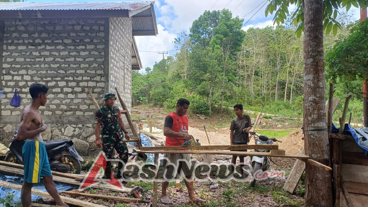 Ciptakan Lingkungan Aman, Babinsa Koramil 03/Katikutana Laksanakan Komsos