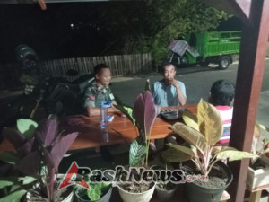 TNI Hadir di Tengah Masyarakat, Koramil Taliwang Amankan Wilayah Kota