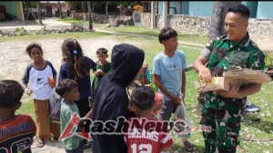 Dandim 1627/Rote Letkol Kav Kurnia Santiadi Wicaksono Prioritaskan Kesehatan Masyarakat Desa Oeseli