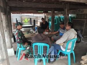 Komsos Babinsa Desa Belo Wujudkan Kemanunggalan TNI dan Rakyat