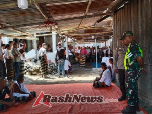 Pelestarian Adat Lokal, Babinsa Ende Utara Hadiri Pengukuhan Wake Zaki di Gheoghoma