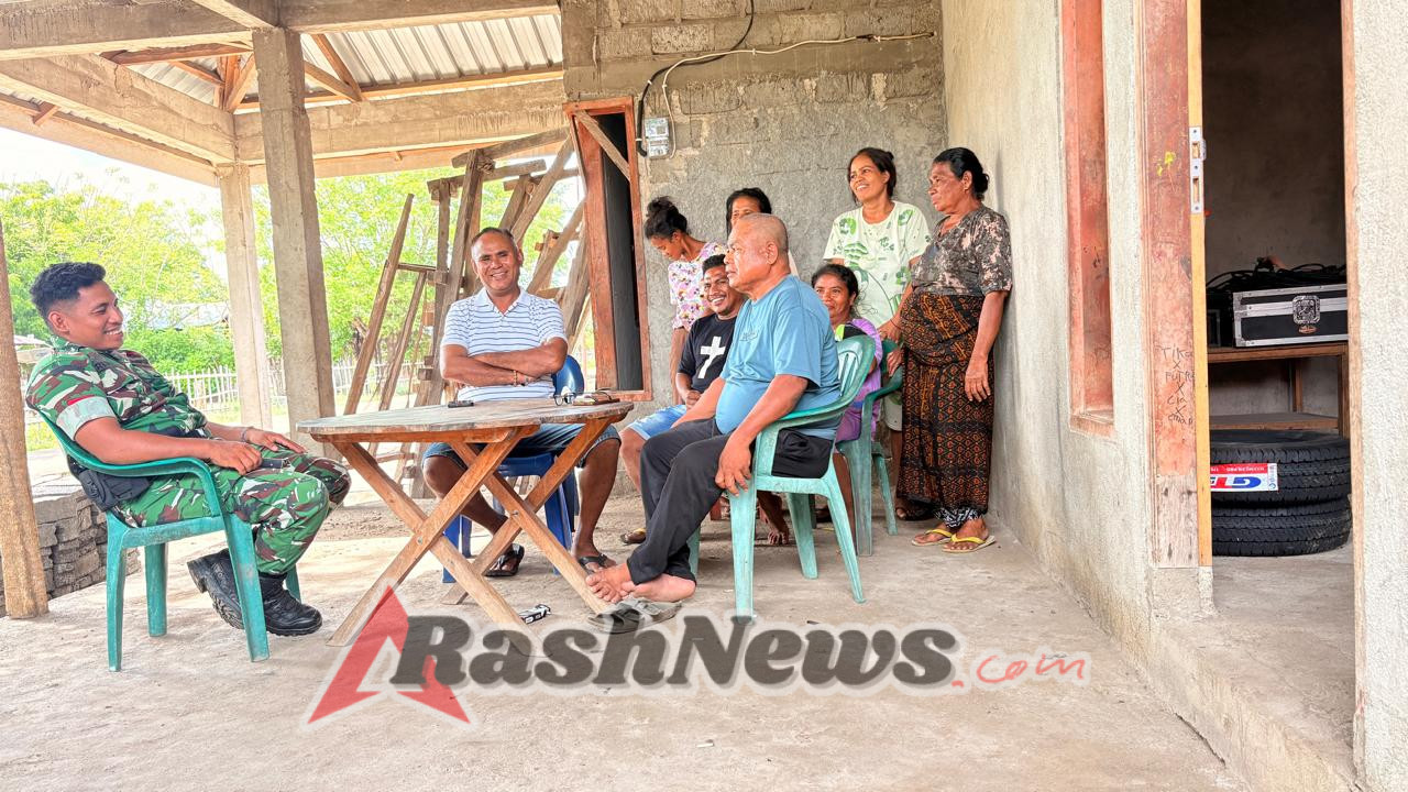 Memberikan Lingkungan Aman dan Sehat, Babinsa Kotabaru Himbau Warga Desa Ndondo