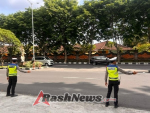 Antisipasi Arus Balik, Satgas Kamseltibcarlantas KRYD Ops Lilin 2025 Tingkatkan Penjagaan Gates Bandara Ngurah Rai