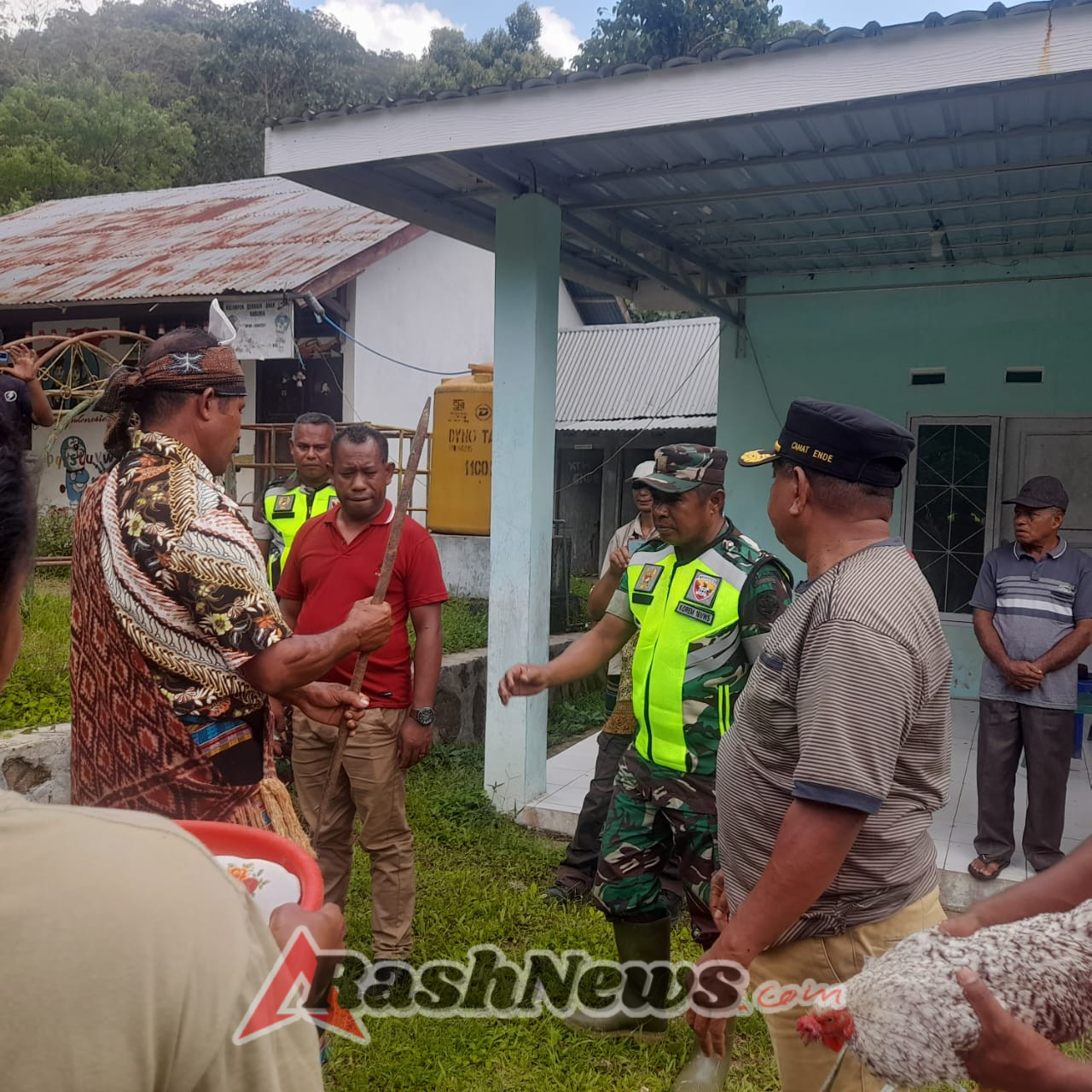 Pembangunan Koperasi Desa Merah Putih Dimulai, Babinsa Dampingi Warga