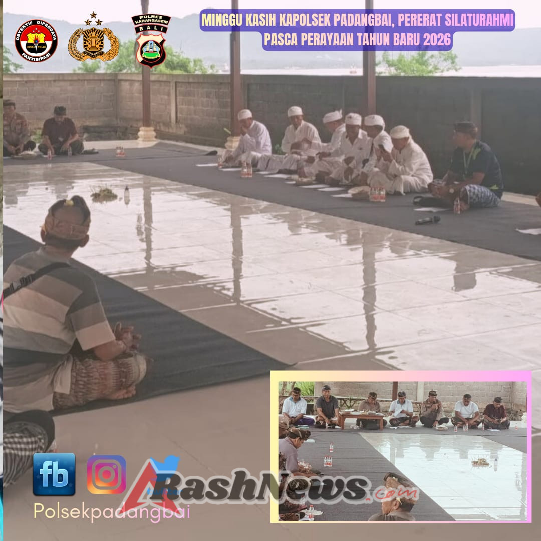 Minggu Kasih Kapolsek Padangbai, Pererat Silaturahmi Pasca Perayaan Tahun Baru 2026