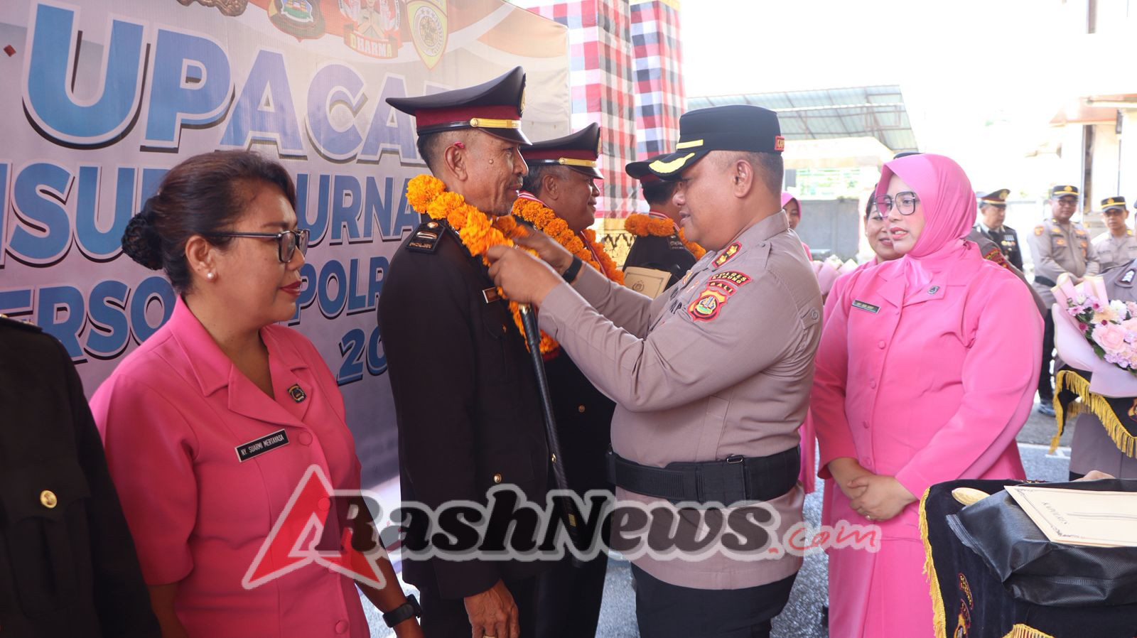 Pengabdian Tak Pernah Purna, Kapolres Badung Lepas 14 Personel Menuju Masa Purna Bakti