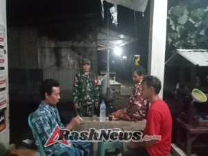 Ciptakan Lingkungan Aman, Babinsa Laksanakan Patroli dan Edukasi Kamtibmas