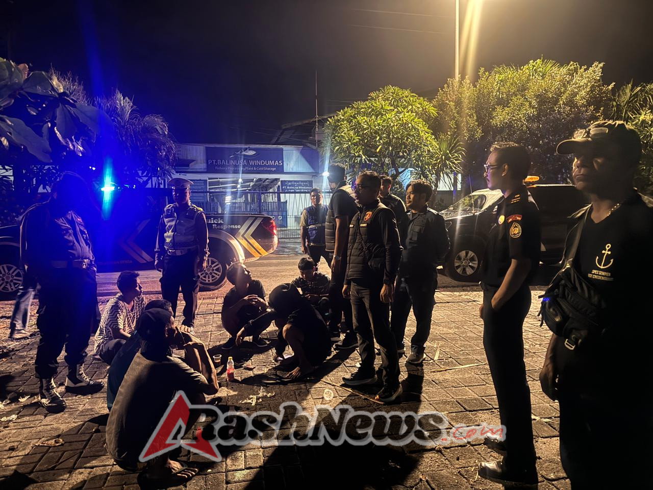 Patroli Gabungan Antisipasi Malam Minggu, Situasi Kawasan Pelabuhan Benoa Tetap Kondusif