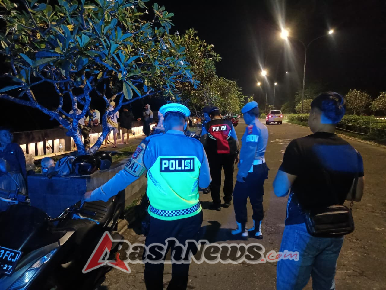 Patroli KRYD Malam Minggu, Polsek Denpasar Selatan Jaga Kamtibmas Tetap Kondusif