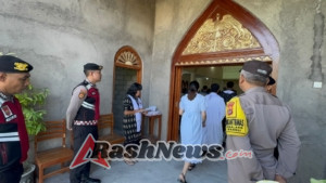 Terjaminnya Kenyamanan Peribadatan Umat Kristiani, Sat Samapta Laksanakan Pengamanan di Gereja Marga Rahayu Bangli