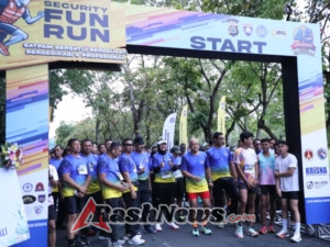 Meriahkan HUT ke-45 Satpam, Dirbinmas Polda Bali Buka Security Fun Run