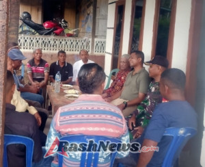 Komsos Babinsa Jadi Sarana Jaga Kondusivitas Wilayah Desa Watukobu