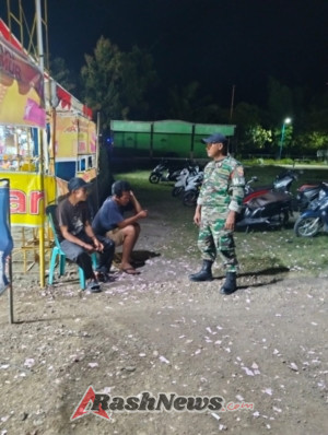 Patroli Malam Koramil 1628-05/Jereweh Berjalan Aman dan Lancar