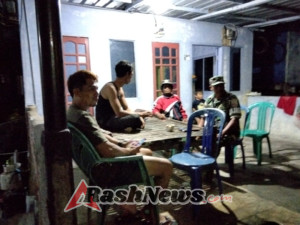 Koramil 1628-02/Sekongkang Gelar Patroli Piket Malam Hari, Kegiatan Berjalan Aman