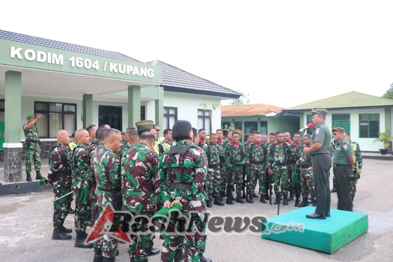 Upacara Bendera Kodim 1603/Sikka Berlangsung Khidmat