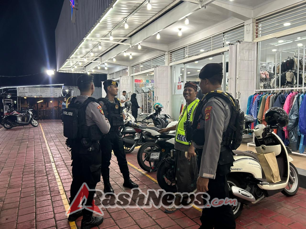 Antisipasi C3, Unit Raimas Polres Badung Patroli Malam di Kawasan Dalung