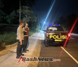 Antisipasi Gangguan Kamtibmas, Polsek Mengwi Laksanakan Blue Light Patrol Secara Intensif