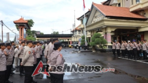 Evaluasi dan Motivasi Personel, Wakapolres Badung Pimpin Apel Pagi