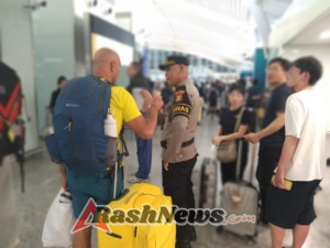 Polres Bandara Ngurah Rai Intensifkan Pengamanan dan Pemantauan Penumpang di Terminal Internasional