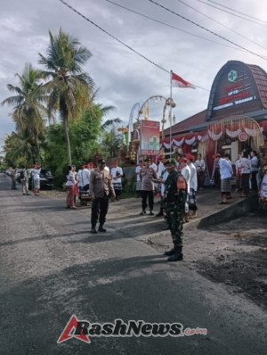 Polsek Kerambitan laksnakan Pengamanan dan Antisipasi Aksi Balap Liar di Pantai Pasut