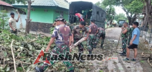 TNI Hadir Melalui Karya Bakti Lingkungan Kuanino