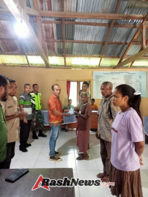 Babinsa Hadir Jaga Transparansi Penyaluran BLT DD