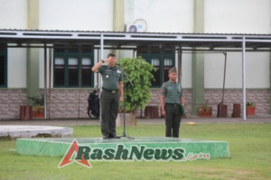 Upacara Awal Bulan Kodim 1628/Sumbawa Barat Jadi Sarana Penguatan Disiplin dan Loyalitas Prajurit