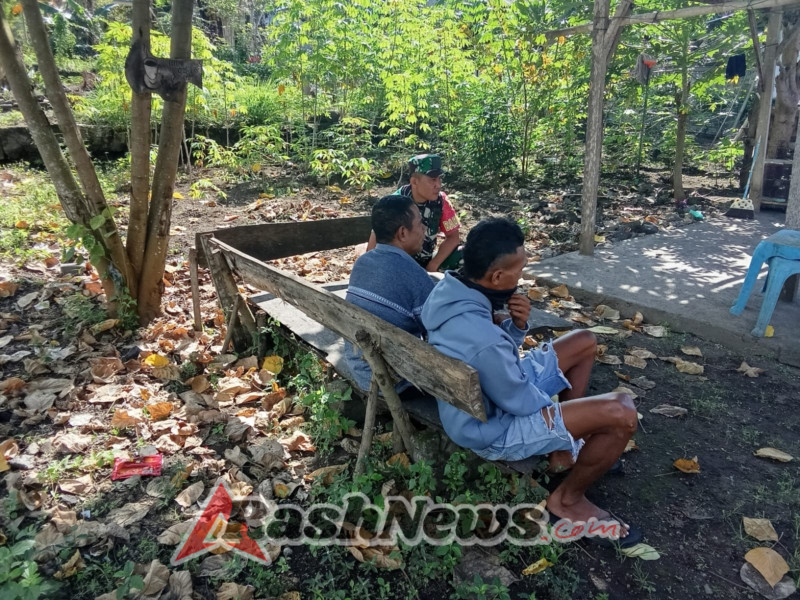 Babinsa Ende Peduli Warga, Komsos dan Pamwil di Desa Liabeke Berjalan Lancar