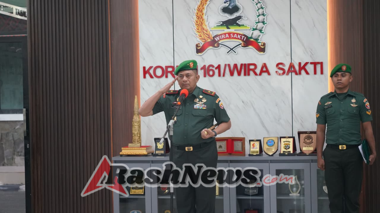 Jabatan Kasiops Kasrem 161/WS Resmi Diemban Kolonel Inf Raden Daniel Bahtiar Kurniawan, S.I.P.