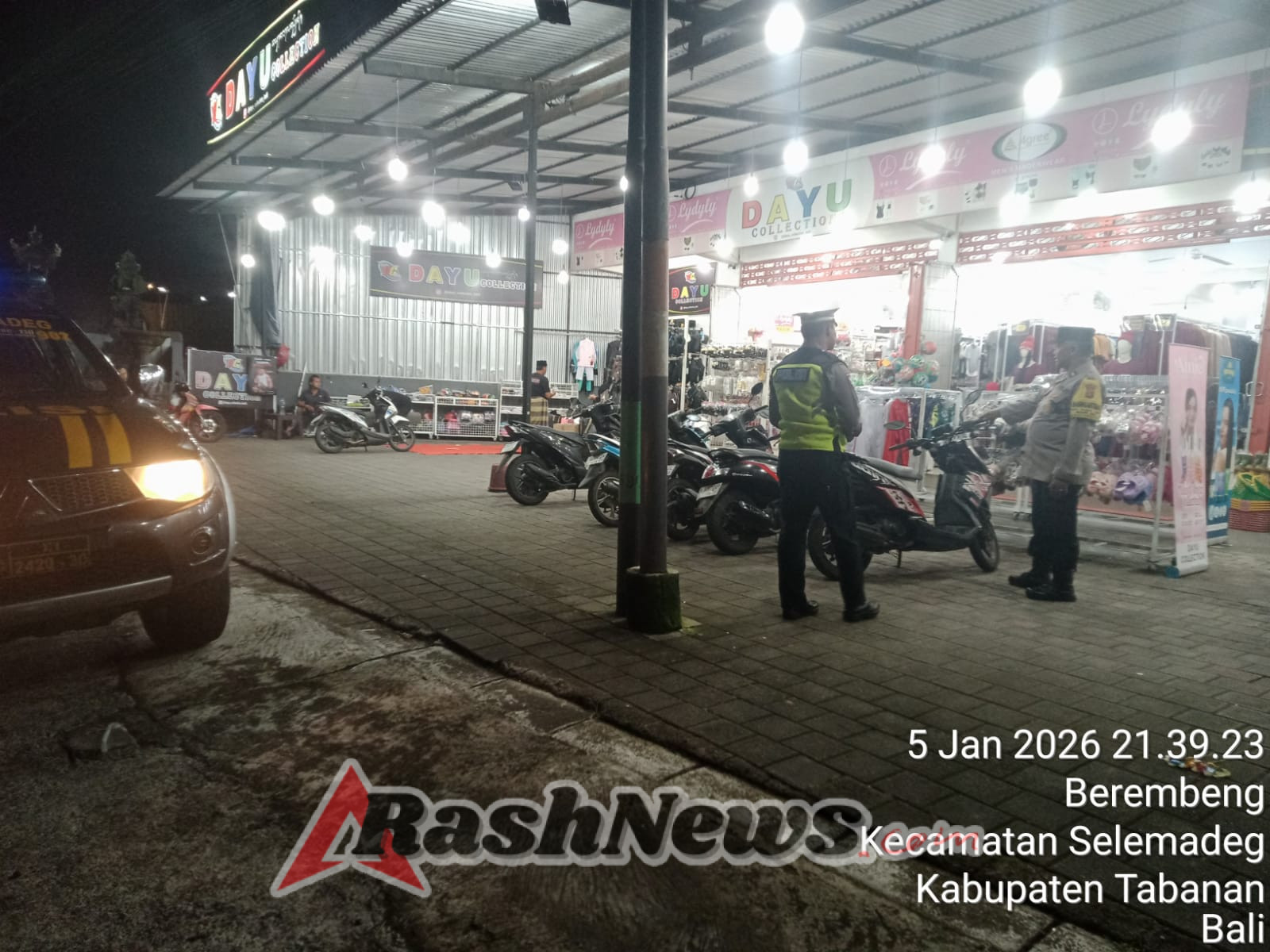 Polsek Selemadeg Gencarkan Blue Light Patrol, Persempit Ruang Gerak Kriminalitas
