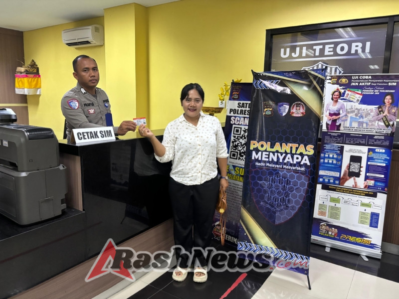 Polres Badung Dukung Pelayanan SIM Presisi Lewat Polantas Menyapa