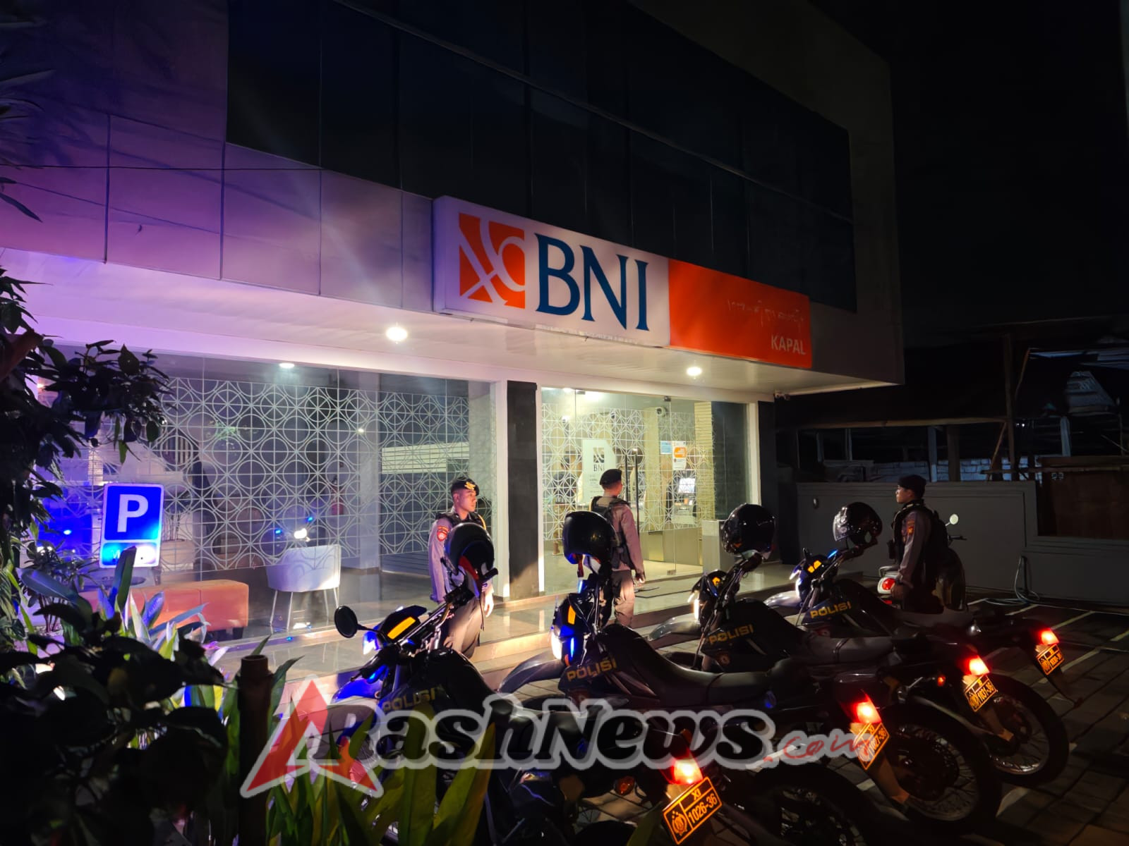 Sambangi Kantor BNI Kapal, Unit Raimas Ajak Masyarakat Jaga Kondusifitas Kamtibmas