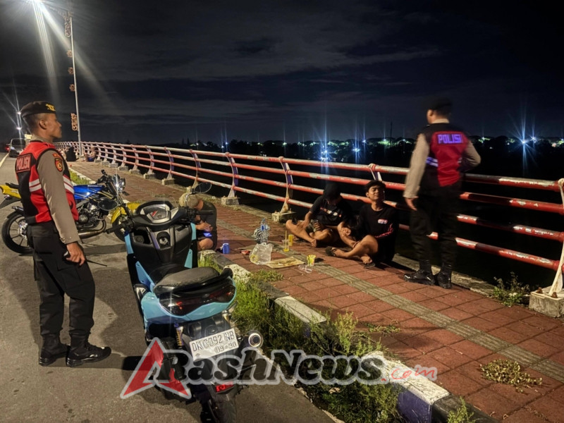 Sat Samapta Polres Klungkung Intensifkan Patroli Malam Cegah Gangguan Kamtibmas