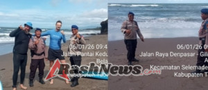 Sat Polairud Polres Tabanan Intensifkan Patroli Pesisir di Pantai Kedunggu, Utamakan Keselamatan Pengunjung